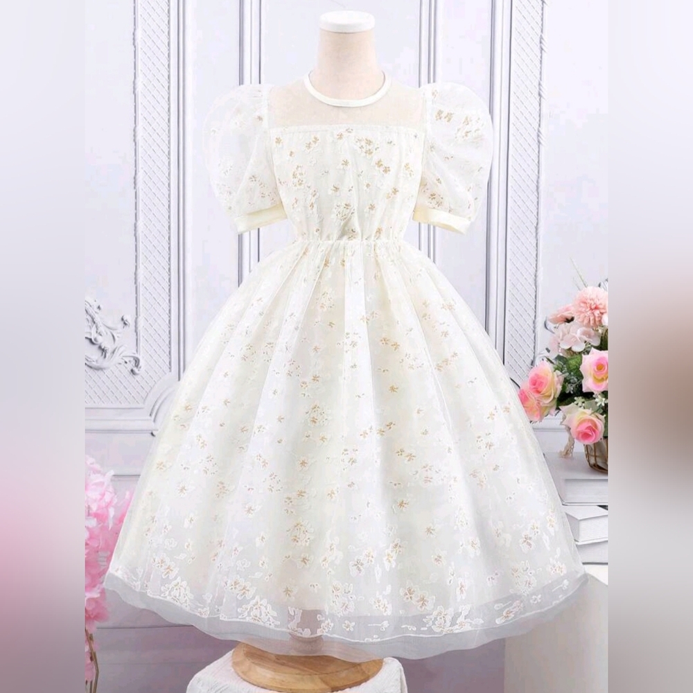 ✨️Shein Girls Dress, size 10y, cream color✨️